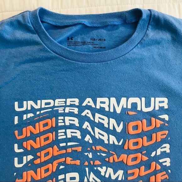 Under Armour boys heatgear T-shirt size YLG - Picture 2 of 3